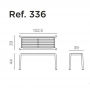 Скамья Nardi Doga Bench для сада и террасы
